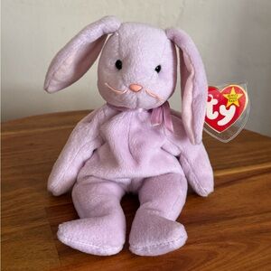 Ty Beanie Baby 1996 Floppity the Bunny - Purple/Lilac Easter Rabbit
